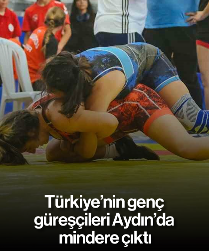 Türkiye’nin genç güreşçileri Aydın’da mindere çıktı
