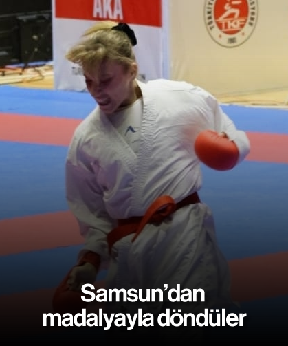 Samsun'dan madalyayla döndüler
