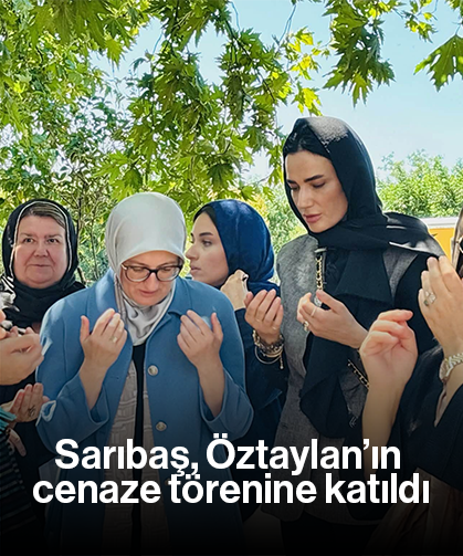 Sarıbaş, Öztaylan’ın cenaze törenine katıldı