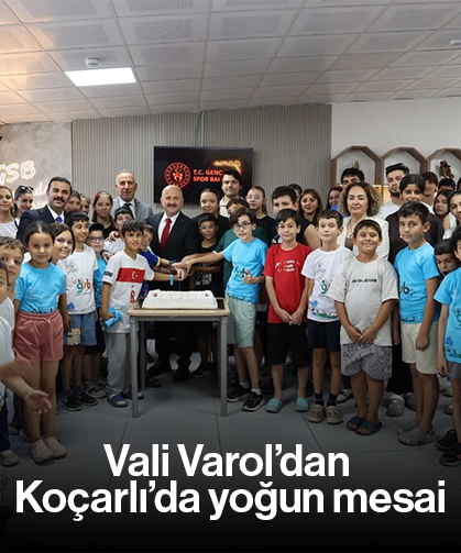 Vali Varol’dan Koçarlı’da yoğun mesai