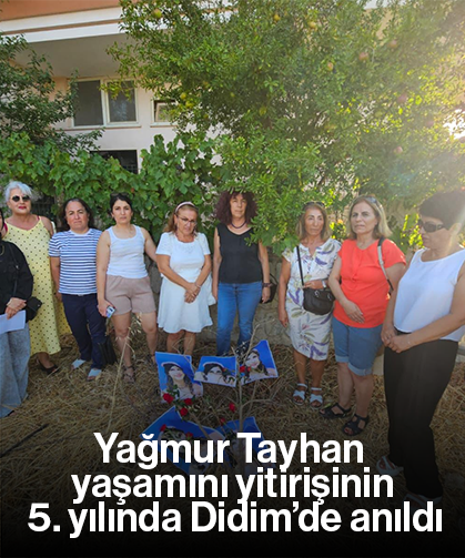 Yağmur Tayhan yaşamını yitirişinin 5. yılında Didim’de anıldı