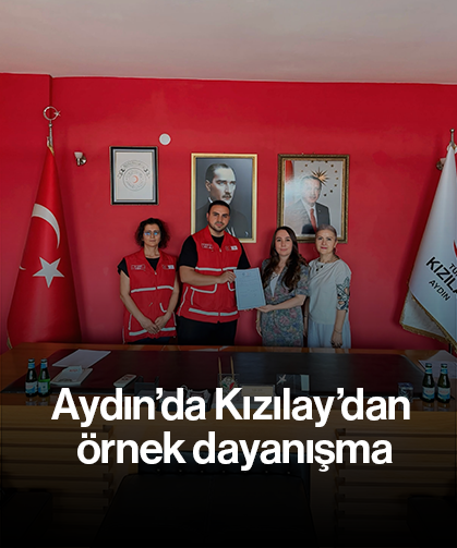 Aydın’da Kızılay’dan örnek dayanışma