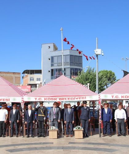 Köşk'te 30 Ağustos Zafer Bayramı gurur ve coşkuyla kutlandı