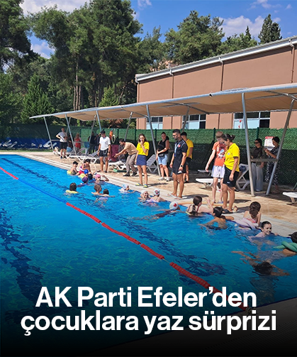 AK Parti Efeler’den çocuklara yaz sürprizi