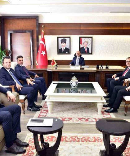 Aydın Valisi Varol, adli teşkilat yöneticilerini kabul etti