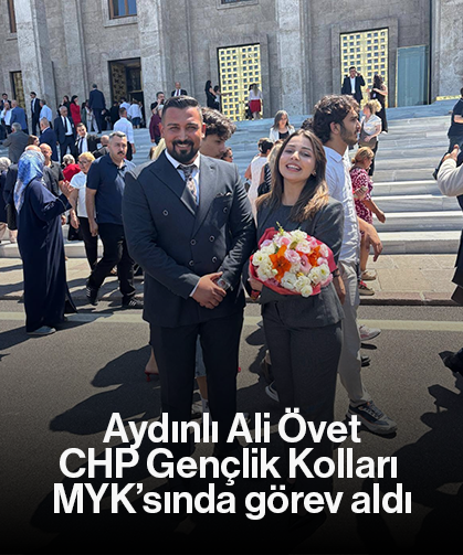 Aydınlı Ali Övet, CHP Gençlik Kolları MYK’sında görev aldı