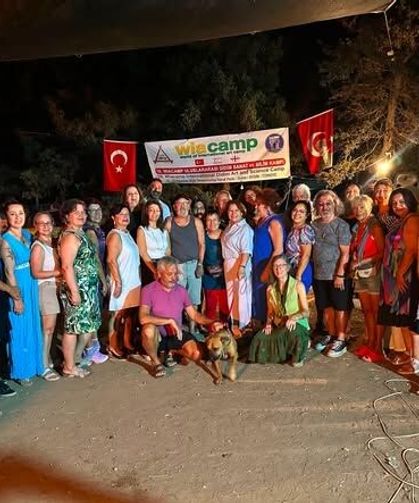 Başkan Gençay, Uluslararası Sanat ve Bilim Kampına ziyaret