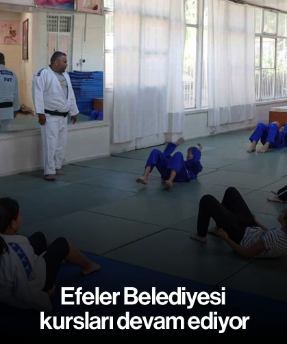Efeler Belediyesi kursları devam ediyor