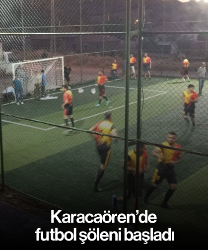 Karacaören’de futbol şöleni başladı