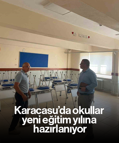 Karacasu’da okullar yeni eğitim yılına hazırlanıyor