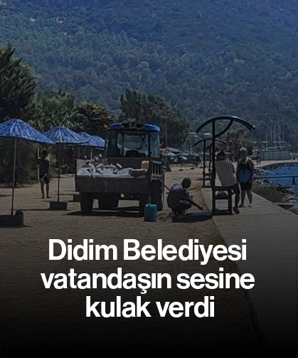 Didim Belediyesi vatandaşın sesine kulak verdi