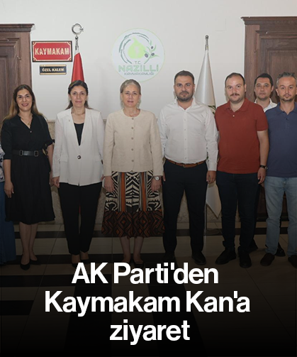AK Parti'den Kaymakam Kan'a ziyaret