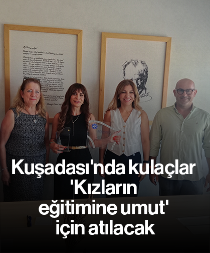 Kuşadası'nda kulaçlar 'Kızların eğitimine umut' için atılacak