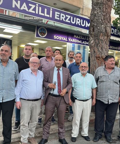 Nazilli Erzurumlular Derneği’nden Cumhurbaşkanı Erdoğan’a yönelik saygısızlığa tepki