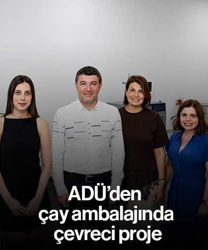 ADÜ’den çay ambalajında çevreci proje