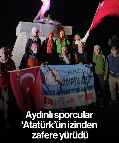 Aydınlı sporcular 'Atatürk'ün izinden zafere yürüdü