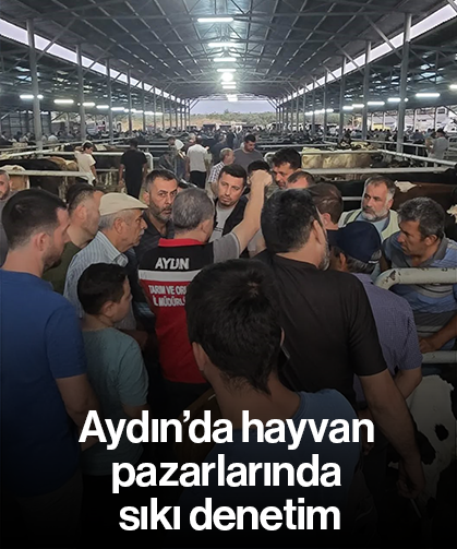 Aydın’da hayvan pazarlarında sıkı denetim