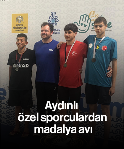Aydınlı özel sporculardan madalya avı
