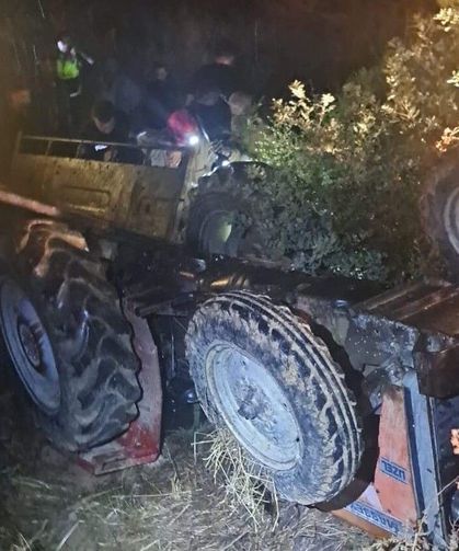 Kahreden kaza: Traktör sürücüsü hayatını kaybetti