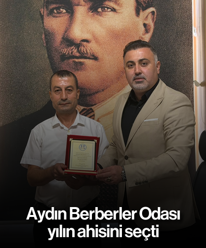Aydın Berberler Odası, yılın ahisini seçti