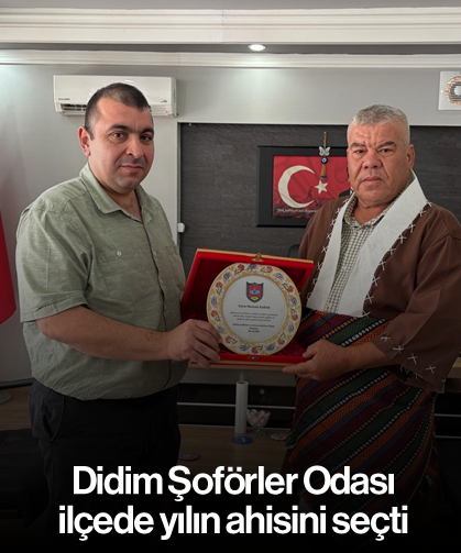 Didim Şoförler Odası, ilçede yılın ahisini seçti