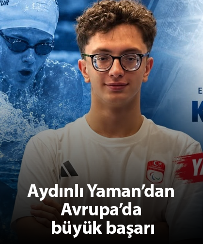 Aydınlı Yaman’dan Avrupa’da büyük başarı