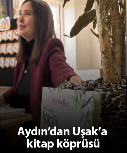 Aydın’dan Uşak’a kitap köprüsü