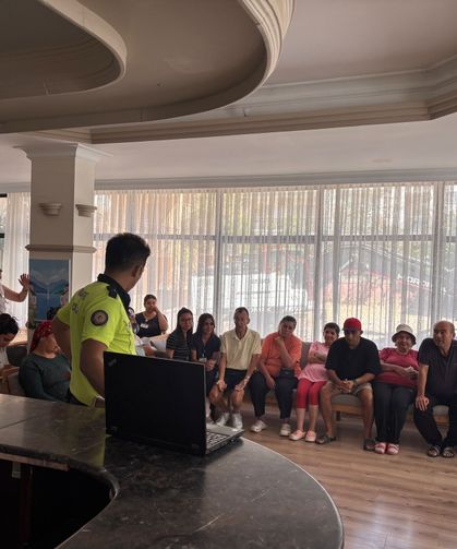 Kuşadası bakım merkezleri trafik eğitiminde buluştu