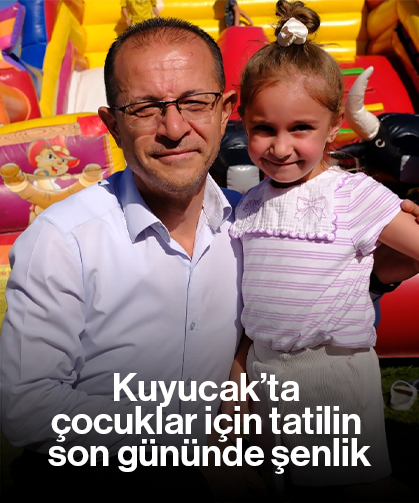 Kuyucak’ta çocuklar için tatilin son gününde şenlik
