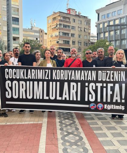 Nazilli’de Eğitim-İş’ten okul çevresindeki silahlı saldırıya tepki