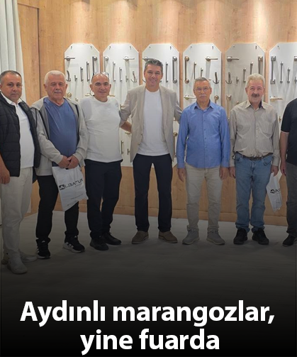 Aydınlı marangozlar, yine fuarda