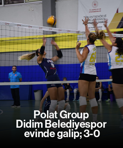 Polat Group Didim Belediyespor evinde galip; 3-0