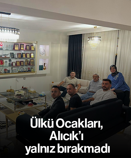 Ülkü Ocakları, Alıcık’ı yalnız bırakmadı