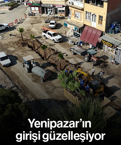 Yenipazar’ın girişi güzelleşiyor