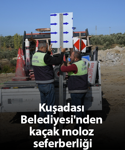 Kuşadası Belediyesi'nden kaçak moloz seferberliği