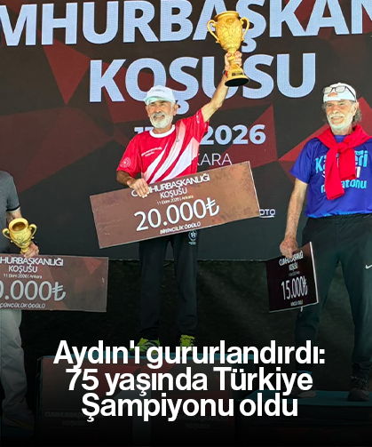 Aydın'ı gururlandırdı: 75 yaşında Türkiye Şampiyonu oldu