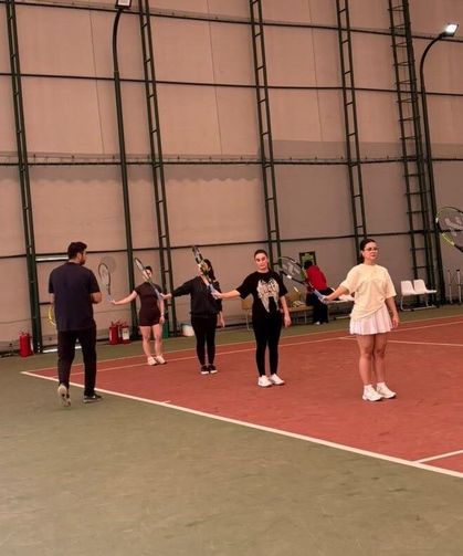 Aydın’da öğrenciler tenis kortuyla buluştu