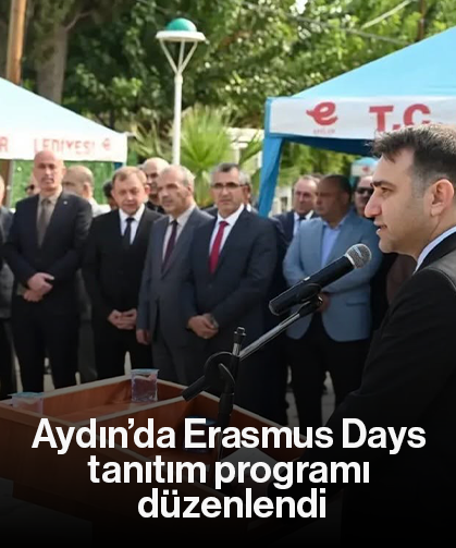 Aydın’da Erasmus Days tanıtım programı düzenlendi