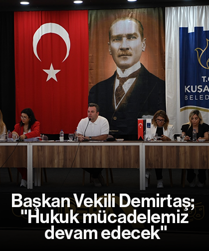Başkan Vekili Demirtaş;''Hukuk mücadelemiz devam edecek''