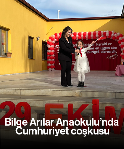 Bilge Arılar Anaokulu’nda Cumhuriyet coşkusu