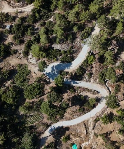 Bozdoğan Madran Mahallesi’ndeki yolda çalışmalar tamamlandı