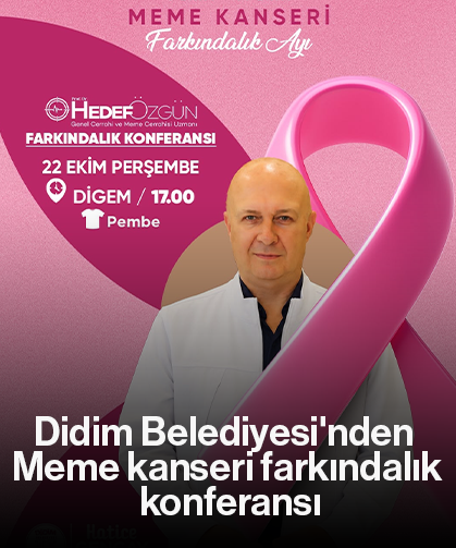 Didim Belediyesi'nden Meme kanseri farkındalık konferansı