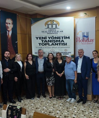 Didim Malatyalılar Derneği’nde yeni yönetim biraraya geldi