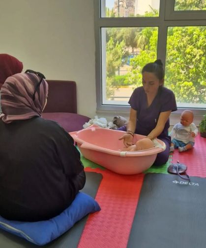 Bebek bekleyen çiftlere özel eğitim!