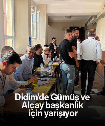 Didim'de Gümüş ve Alçay başkanlık için yarışıyor