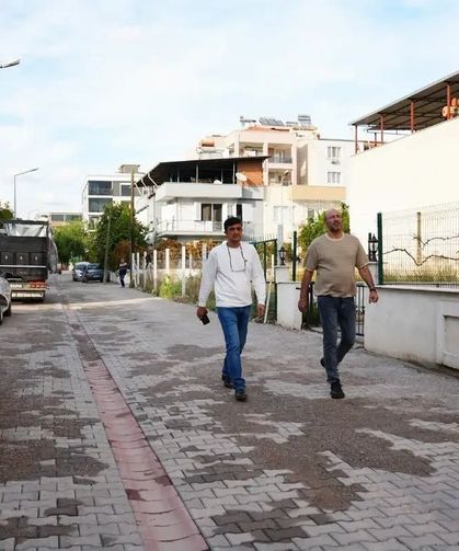 Germencik’te sokaklar yenileniyor