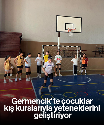 Germencik'te çocuklar kış kurslarıyla yeteneklerini geliştiriyor