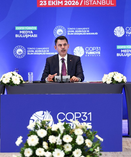 Bakan Kurum COP31 hazırlıklarını paylaştı: "Türkiye, yarının dünyasına imzasını atacak"