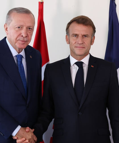 Cumhurbaşkanı Erdoğan, Fransa Cumhurbaşkanı Macron ile telefonda görüştü