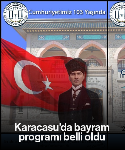 Karacasu'da bayram programı belli oldu